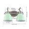 Jonathan Y Phineas 16.25" 2-Light Adjustable Farmhouse Bohemian Iron LED Vanity Light, Mint Green/Nickel JYL1115C - alternate 10