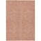 Homeroots 3' X 5' Copper And Ivory Geometric Washable Indoor Outdoor Area Rug 602353 - alternate 7