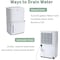 Edendirect Dehumidifier, 9.08 pints, White, 9.45 in, 115 V ED-UDZ1-120P - alternate 5