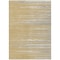 Homeroots 5' X 8' Gold Gray And Ivory Striped Washable Indoor Outdoor Area Rug 597242 - alternate 5