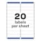 Avery Easy Peel Address Labels, Sure F, PK5000 5961 - alternate 6