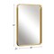 Homeroots 34" Gold Metal Framed Standing Mirror 564466 - alternate 9