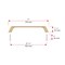 Richelieu 6 5/16-inch (160 mm) Center to Center Champagne Bronze Contemporary Cabinet Pull BP7348160CHBRZ - alternate 8
