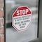 Signmission Stop Hearing Protection & Safety Gl, 4 inch X 4 inch, Vinyl Decal, 2PK OC-D-2PACK-4-220 - alternate 4