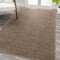 Jonathan Y Haze Solid Low-Pile Brown 8 ft. x 10 ft. Area Rug SEU100J-8 - alternate 6