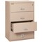Fireking 4 Drawer, 1 Hr Fire & Impact Rated, 38" Wide Lateral Champagne 4-3822-CCH - alternate 4
