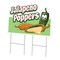 Signmission Jalapeno Poppers Die Cut Yard & Stake plastic coroplast window, C-DC-2436-Jalapeno Poppers19 C-DC-2436-DS-Jalapeno Poppers19 - alternate 1