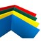 Flipside Assorted Premium Corrugated Plastic Study Carrel Pack of 12 19279 - alternate 6