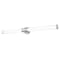 Z-Lite Warwick 1 Light Vanity, Brushed Nickel/Opal White, 40.25 In W x 4.75 In H 1020-40W-BN-LED - alternate 6