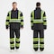 Protectx Safety Rain Jacket and Pant Suits, Polyester, Black, M ST-RS150D-BKBKY-M-01 - alternate 7