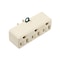 Pass & Seymour Adapter, 15 A, 125 V, 3 -Outlet, NEMA: NEMA 5-15R, Ivory 1219ICC10 - alternate 2