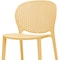 Homeroots Set Of Four Yellow Heavy Duty Plastic Juvenile Chairs, 4PK 554667 - alternate 7