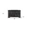 Homeroots 58" Metallic Grey Solid Wood Six Drawer Double Dresser 478660 - alternate 3