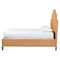 Bali & Pari Melanie Natural Rattan Bed - Coastal Boho Bed Frame with Scalloped Headboard, Queen 265-14410-ZORO - alternate 9