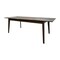 Homeroots 86" Gray and Walnut Wood Self-Storing Leaf Extendable Dining Table 716296 - alternate 8