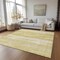 Homeroots 10' X 14' Gold Wheat And Ivory Botanical Leaves Washable Indoor Outdoor Area Rug 581983 - alternate 8