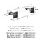 Amerock Glacio Clear/Brushed Nickel Contemporary 8 in. 203 mm Towel Bar BH36065CG10 - alternate 4