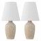Jonathan Y Xander 19.5" Minimalist Scandinavian Concrete Effect Resin/Iron Ginger Jar LED Table Lamp, Matte, 2PK JYL5605B-SET2 - alternate 7