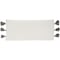 Homeroots 12" X 30" Gray and White Striped Cotton Lumbar Throw Pillow With Tassels 527948 - alternate 4