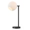 Jonathan Y Charles 20.5" Contemporary Modern Metal/Marble LED Table Lamp, Black JYL1000B - alternate 1