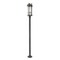 Z-Lite Fortis Sand Black 2 Light Outdoor Post Mounted Fixture 5031PHBR-567P-BK - alternate 1