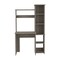 Homeroots 40" Light Gray Computer Desk 477861 - alternate 1