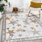 Jonathan Y Star Gazer Geometric Machine-Washable Ivory/Blue/Orange 3 ft. x 5 ft. Area Rug KDW100A-3 - alternate 6