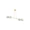 Hudson Valley Lighting Turner 52 in. Chandelier Vintage Gold Leaf/Limewash Plaster 3104-VGL/LWP - alternate 3