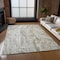 Homeroots 3' X 5' Taupe Beige And Ivory Abstract Washable Indoor Outdoor Area Rug 577944 - alternate 9