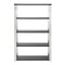 Homeroots 61" Black Steel Four Tier Bookcase 544280 - alternate 7