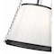 Z-Lite Madeline 4 Light Pendant, Matte Black/White, 12 In W x 26.75 In H 1954P12-MB - alternate 6