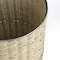 Happimess Cecil Modern 4.13-Gallon Natural Wicker Cylinder Waste Basket, Natural/Silver HPM1100B - alternate 6