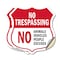 Signmission No Trespassing Shield Sign No Animals Ve, 6 inch X 6 inch, Vinyl Decal, 2PK SHI-D-2PACK-6-413 - alternate 1
