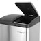 Elama 2 Section 15 Liter/ 4 Gallon Each Section Trash and Recycling Step Bin in Matte Silver EL-LD710-30L - alternate 5