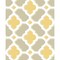 A-Street Prints Lido Mustard Quatrefoil Wallpaper 2744-24124 - alternate 1