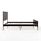 Martha Stewart Corbin Queen Size Solid Wood Platform Bed w/Wooden Headboard and Footboard, Dark Brown MG-090026-Q-DKBRN-MS - alternate 9