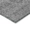 Homeroots 3' X 5' Gray And Charcoal Floral Washable Indoor Outdoor Area Rug 605723 - alternate 7
