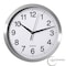 Clockswise 10-in Round Quartz Wall Clock Non-Ticking Battery Operated with Silent Sweep Movement,  QI004745.WT.10 - alternate 7