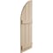 Ekena Millwork Rough Sawn 3 Board Joined Board-n-Batten w/Quarter Round Arch Top Faux Wood Shutters, 16 1/2"Wx62"H SHUBJQ16X62RSPR - alternate 9