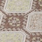 Homeroots 8' Chocolate And Beige Round Floral Washable Indoor Outdoor Area Rug 610747 - alternate 8