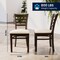 Flash Furniture HERCULES Ladder Back Walnut Wood Restaurant Chair - Tan Vinyl Seat XU-DGW0005LAD-WAL-TNV-GG - alternate 7