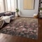 Homeroots 9' X 12' Taupe Brown And Pink Floral Washable Indoor Outdoor Area Rug 597067 - alternate 8
