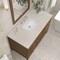 James Martin Vanities Myrrin 48" Single Vanity, Mid Century Walnut, w/ 3 CM Siberian Silestone Top 485-V48-WLT-3SFR - alternate 7