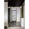 Vdomdoors Front Exterior Prehung FiberGlass Door Frosted Glass / Manux 8312 Grey Ash / Transom Window / Offic MANUX8312EXD-SS-W36 x H80+14-LH - alternate 2