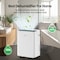Edendirect 53 pt. 4,500 sq. ft. Dehumidifier with Drain Hose, Bucket in. White, Variable Speed, Auto Defrost,  ZR-AP25-2008EE - alternate 8
