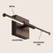 Jonathan Y McKenna 16.25" Modern Minimalist Dimmable Integrated LED Metal Wall Sconce, Oil Rubbed Bronze JYL7039D - alternate 9