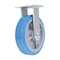 Vestil Polyurethane Rigid Caster 8 In. Diameter x 2 In. Width 925 Lb. Capacity Light Blue/Gray CST-KB-8X2PUP-R - alternate 1
