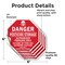 Signmission Danger Pesticide Storage Authorized, 6 inch X 6 inch, Vinyl Decal, 5PK OC-D-5PACK-6-45 - alternate 4