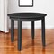 Homeroots 39" Black Solid Wood Round Top Dining Table 569344 - alternate 1
