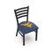 Holland Bar Stool Co BlackLogo Chair, VinylSeat L00418WestVA - alternate 1